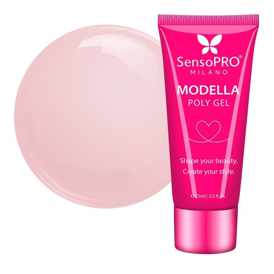 Polygel MODELLA SensoPRO Milano - Cocoa Nude, 15ml