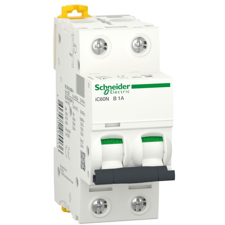 Siguranta Automata Schneider 2P 1A Acti9 iC60N - imagine 1