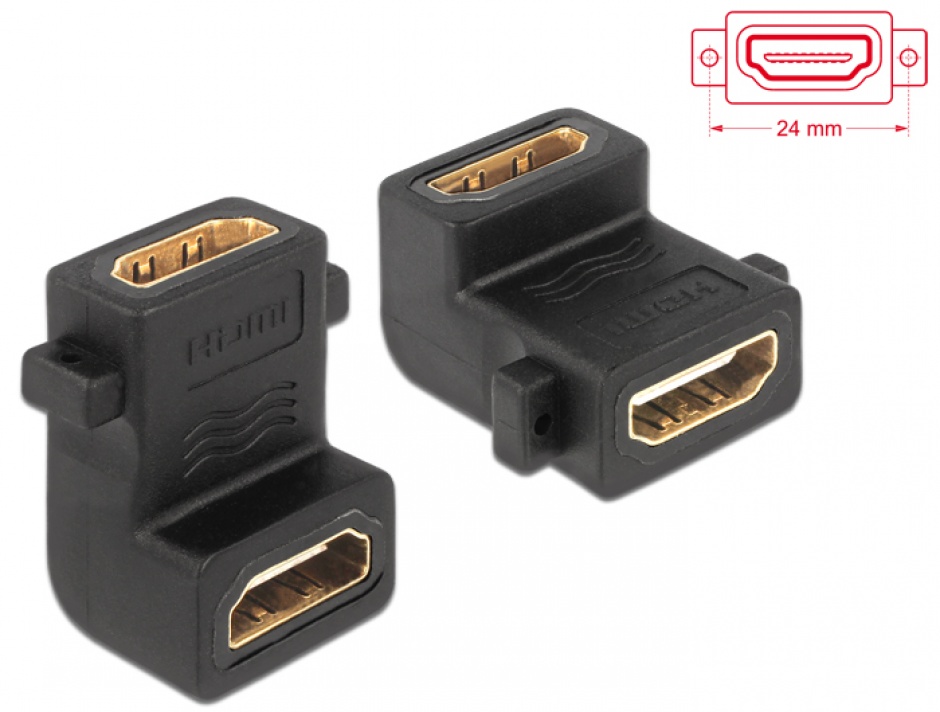 Adaptor HDMI Unghi Delock 65510