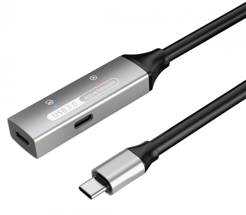 Cablu Activ USB-C 3.2 30m 5Gbps Oem cu Alimentare