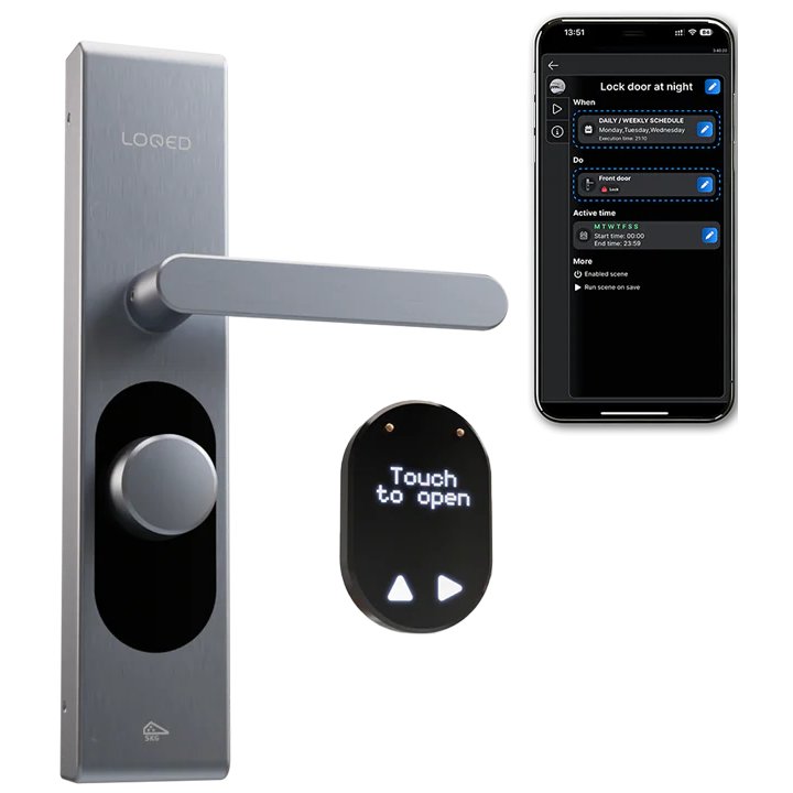 Yala Inteligenta LOQED Touch Smart Lock Gri