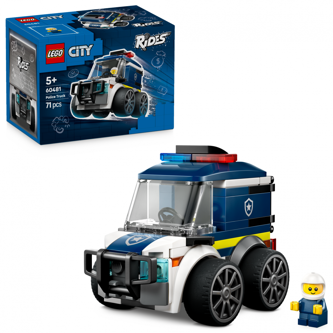 LEGO City Camionetă Poliție 60481 - Set Construcție 71 Piese
