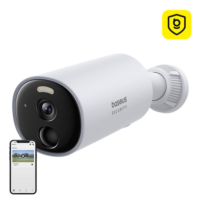 Camera Exterior BASEUS B1 2K Alb - Supraveghere Inteligentă - imagine 2