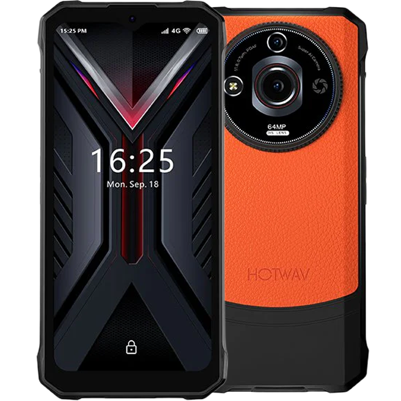 Hotwav T7 Pro 4G 256GB Orange Rugged NFC