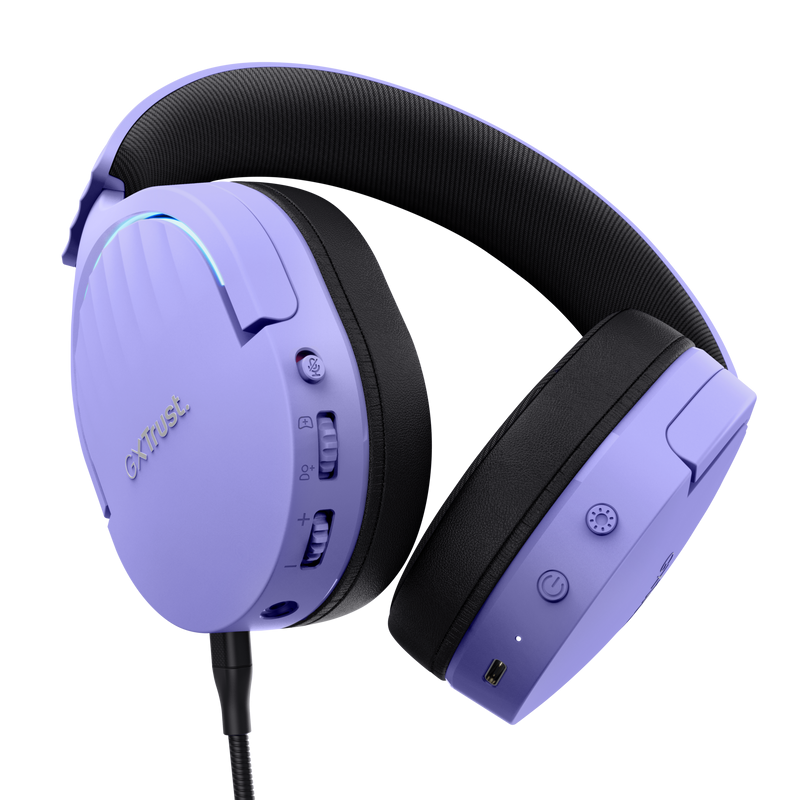 Căști Gaming Trust GXT 491P Fayzo USB - Sunet Imersiv Mov - imagine 3