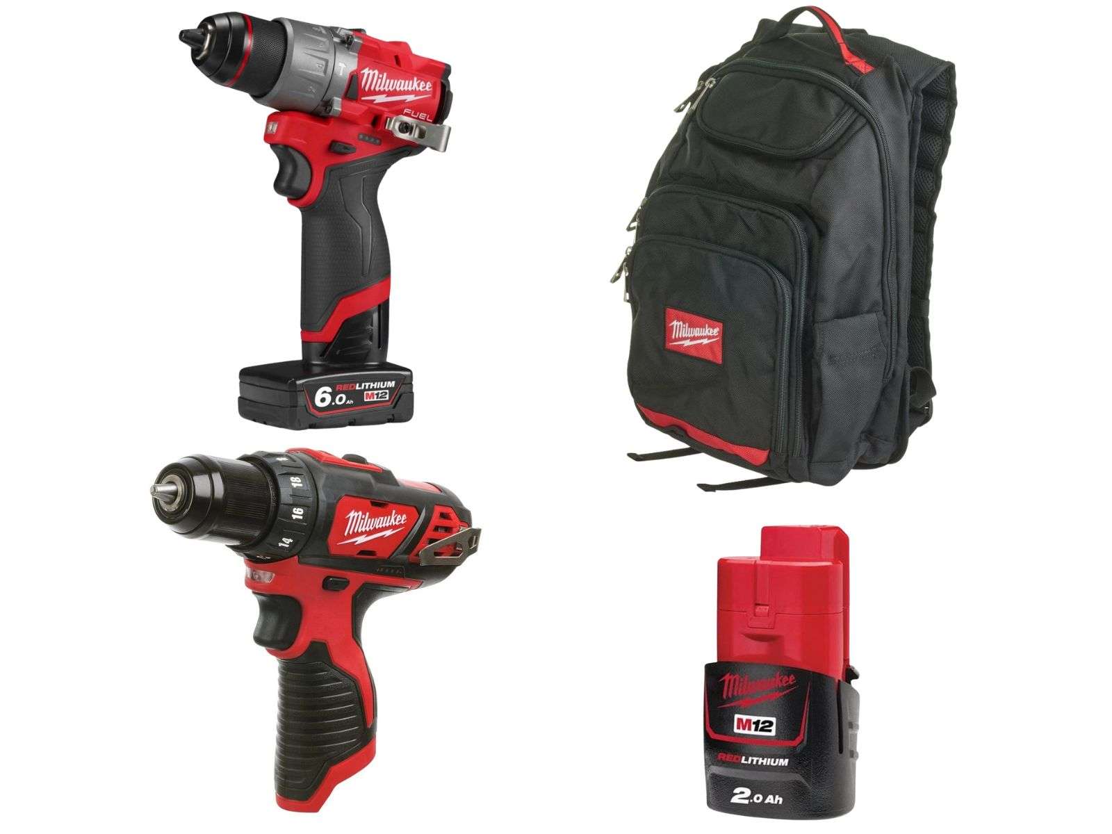 Pachet Milwaukee M12 - 2 Unelte Profesionale
