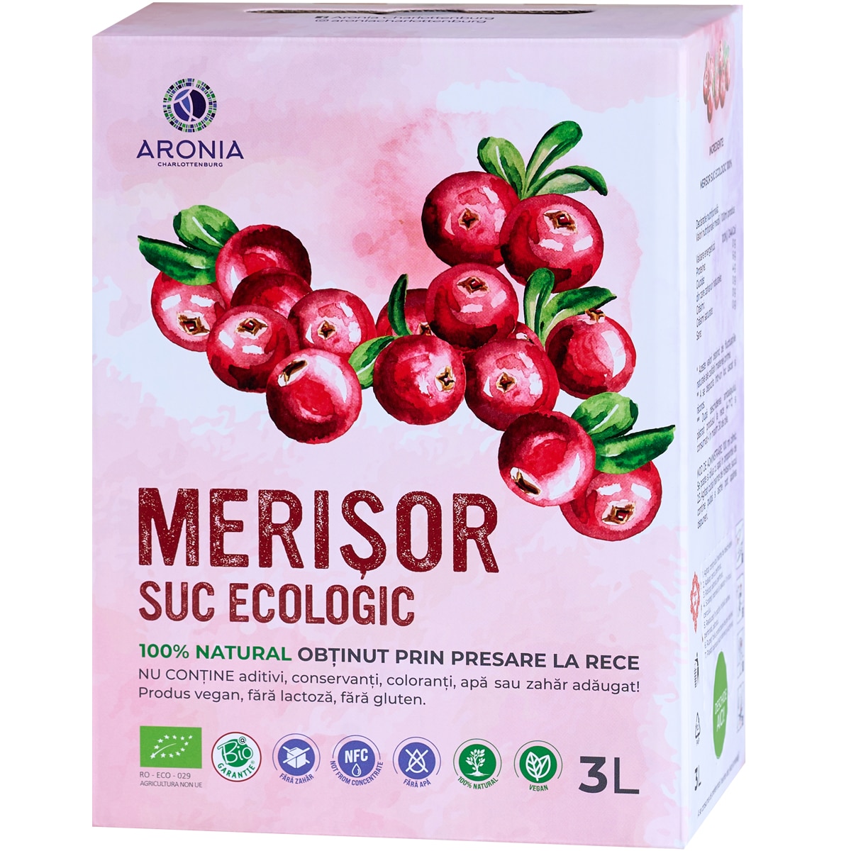 Suc de Merișor 3L ECO | Aronia Charlottenburg