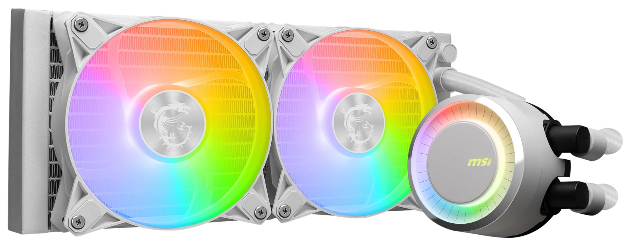 Cooler Procesor MSI MAG CORELIQUID E240 Alb | Liquid Cooling ARGB - imagine 3