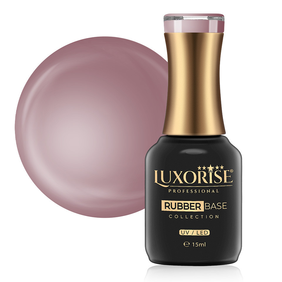 Rubber Base LUXORISE Barely Blush 15ml - Nivelare și Rezistență