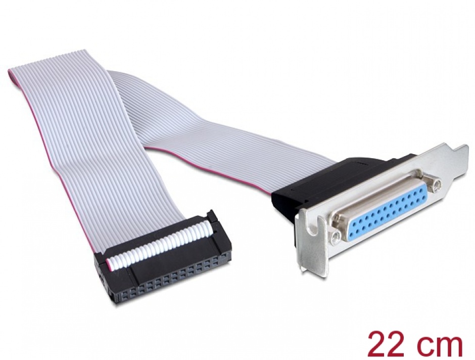 Bracket Paralel DB25 Low Profile Delock 84476