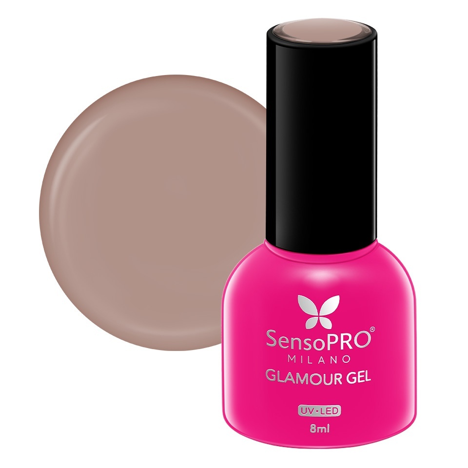 Oja Semipermanenta Glamour Gel SensoPRO Milano Choco Wild 8ml