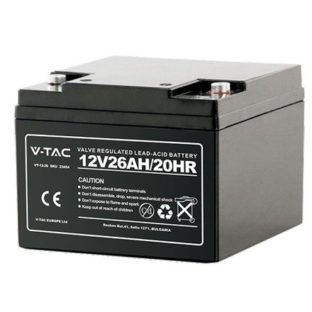 Acumulator Gel 12V 26Ah V-Tac, Performant