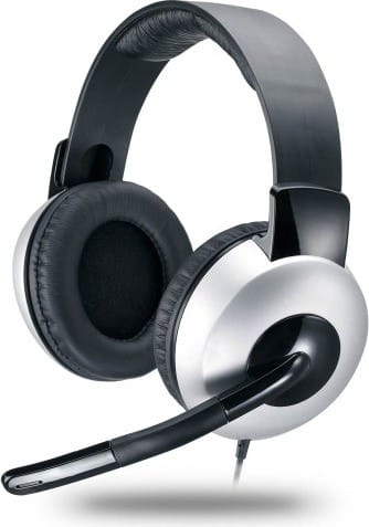 Căști Gaming Genius HS-05A Negru - Sunet Stereo 40mm - imagine 2