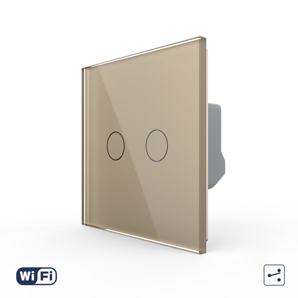 Întrerupător Dublu Wi-Fi Touch LIVOLO - imagine 9