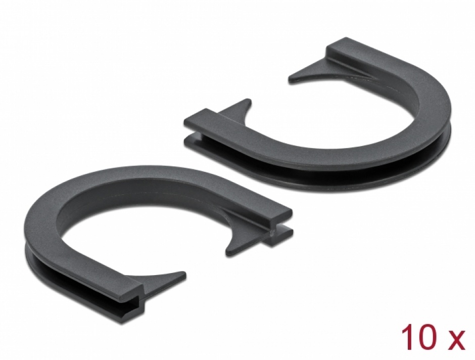 Set 10 Bucșe U Protecție Cabluri Delock