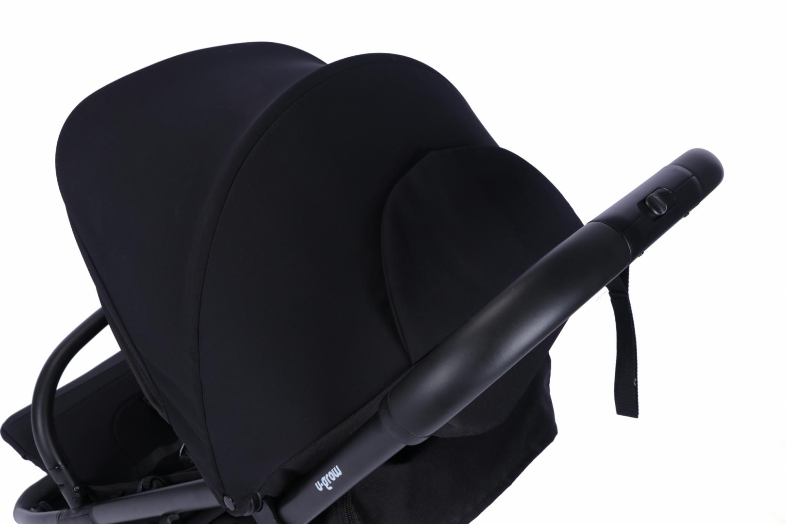 Cărucior Sport U-Grow Autofold Negru | 0-48 Luni - imagine 7
