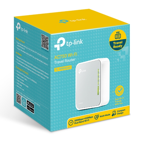 Router Portabil TP-Link TL-WR902AC AC750 Dual-Band - imagine 4