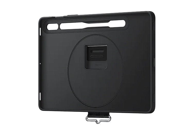 Husa Strap Cover Samsung Galaxy Tab S7/S8, Negru - imagine 5