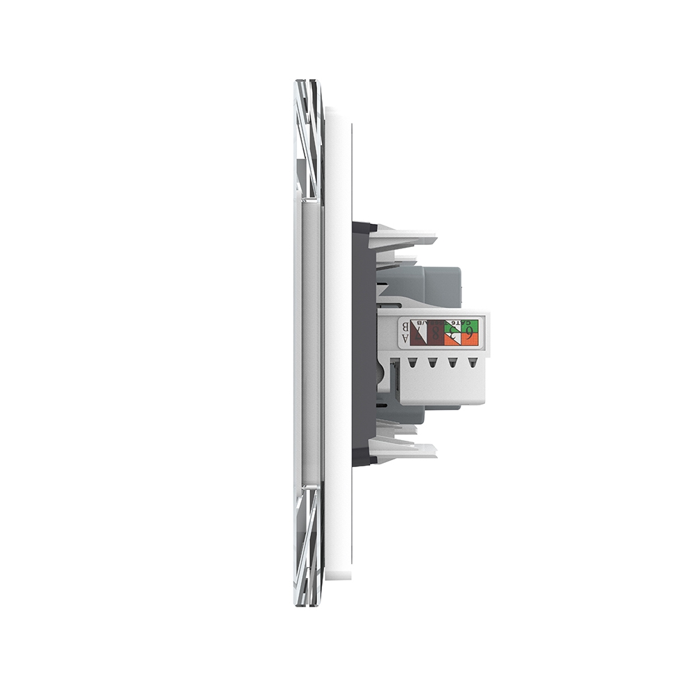 Priza Tripla Livolo Sticlă Schuko + TV/Internet - imagine 3