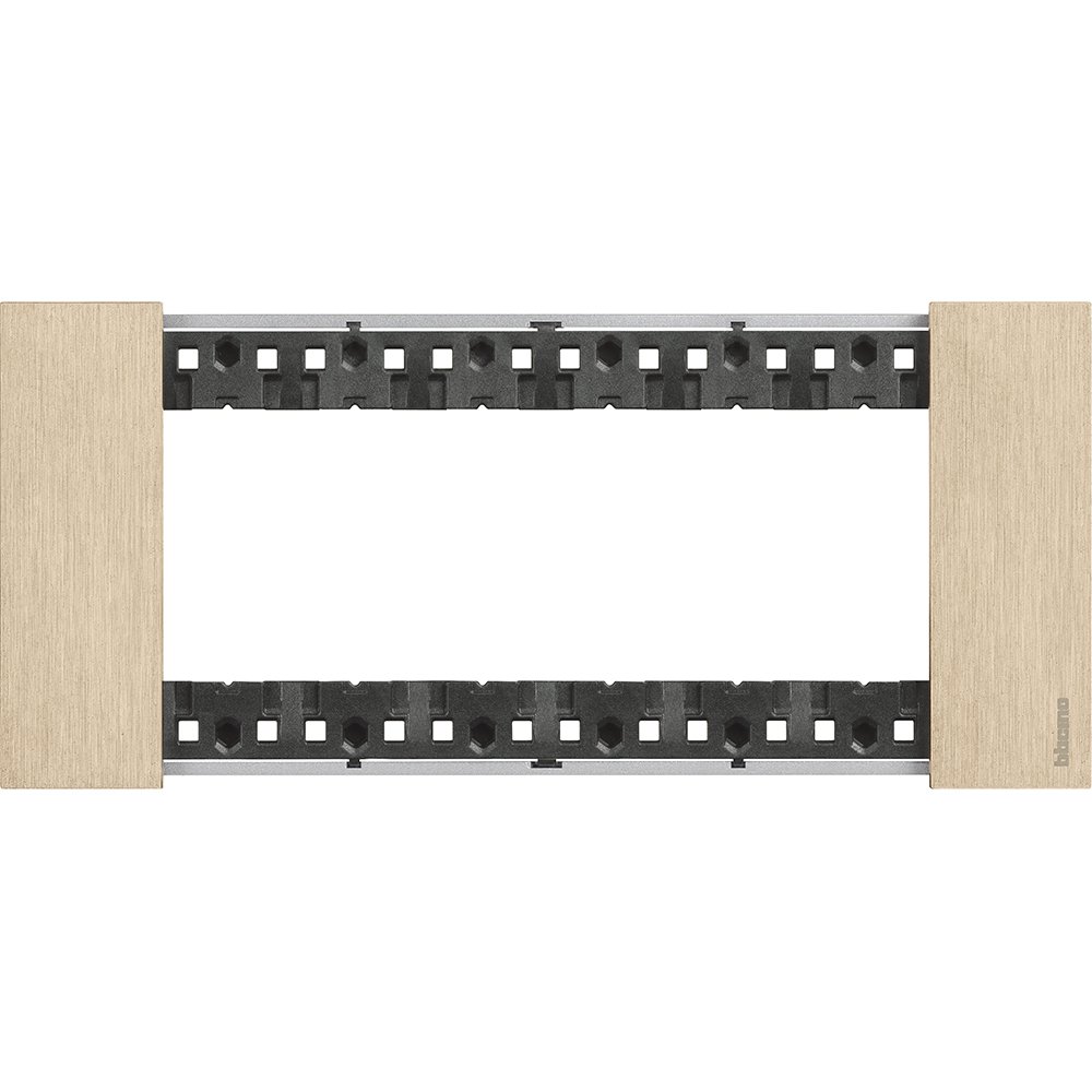 Rama Ornament 6 Module Bticino Living Now Auriu