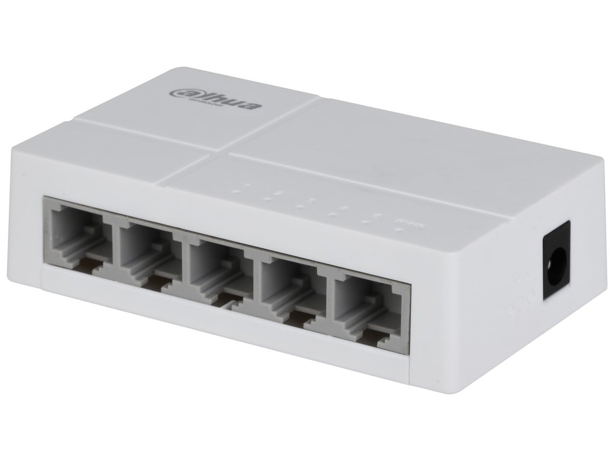 Switch Dahua 5 Porturi Fanless Plug & Play