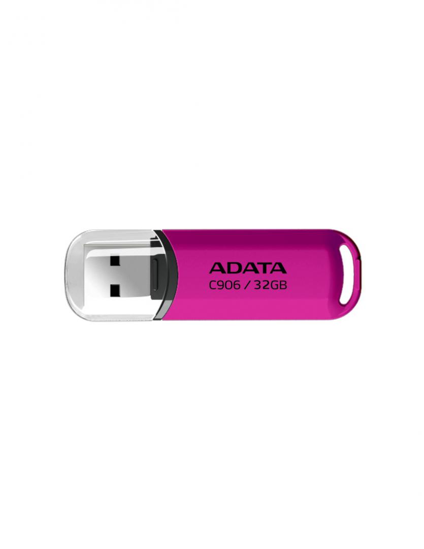 Memorie USB Flash Drive Adata C906 32GB USB 2.0 Pink - imagine 1