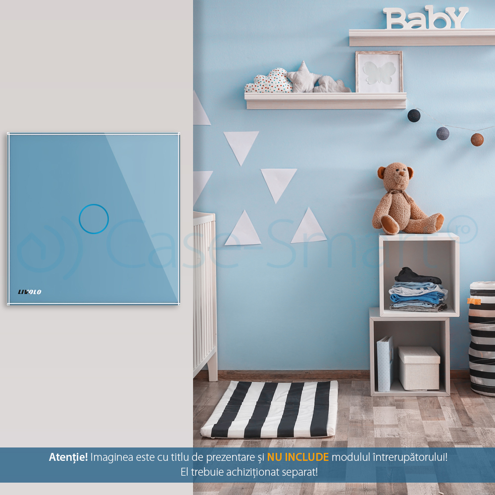Panou Touch Livolo din Sticlă, Design Modern și LED - imagine 16