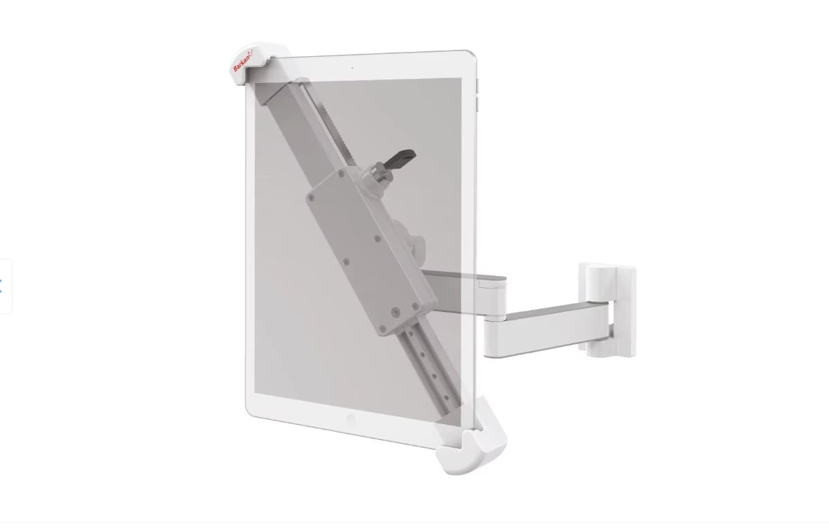 Stand Tableta si Telefon Barkan T72VL Alb - Suport Reglabil 7-14" - imagine 2