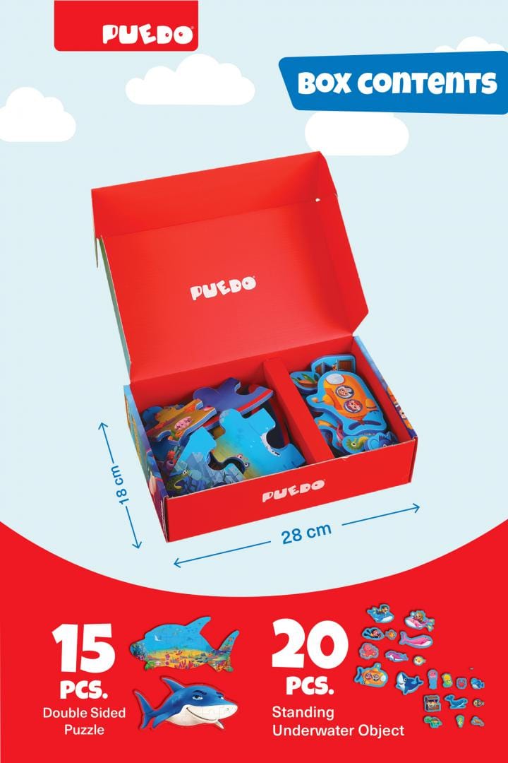 Puzzle Lumea Marina - Joc Educativ Copii | Generic - imagine 9