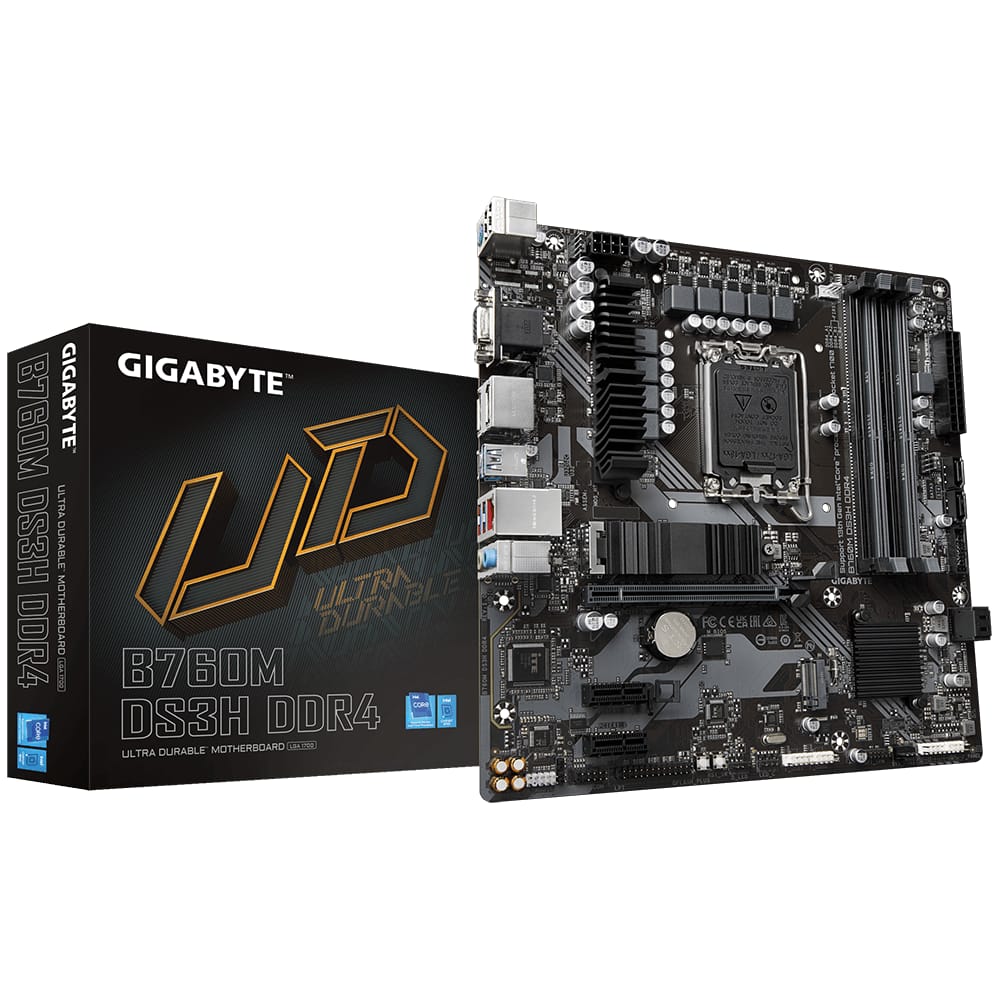 Placă de bază Gigabyte B760M DS3H DDR4 LGA1700 microATX - imagine 4