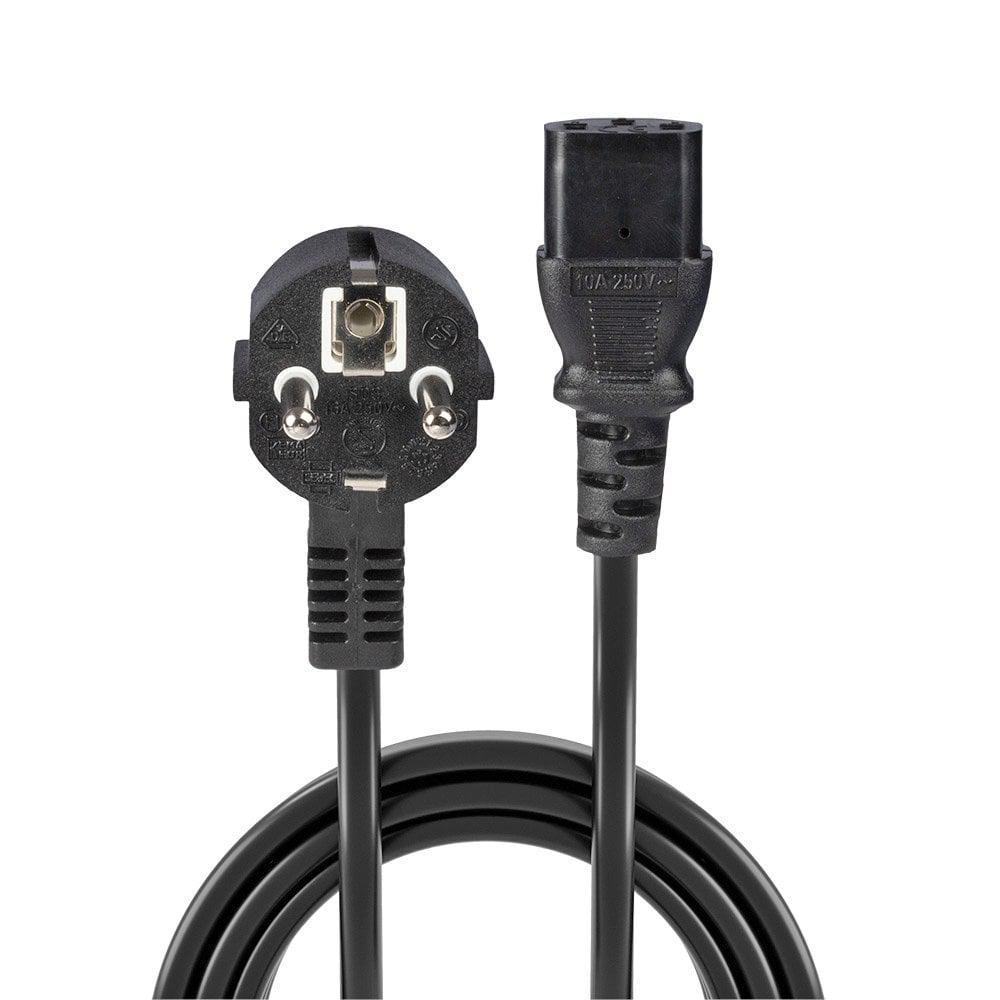 Cablu Alimentare LINDY Schuko IEC C13 3m Negru Premium - imagine 3