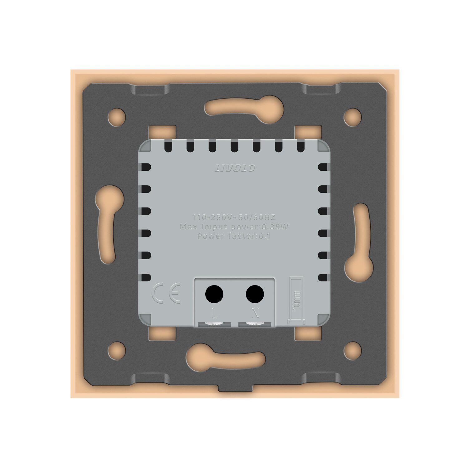 Lampă Veghe LED Livolo, Sticlă și Iluminare Caldă - imagine 12