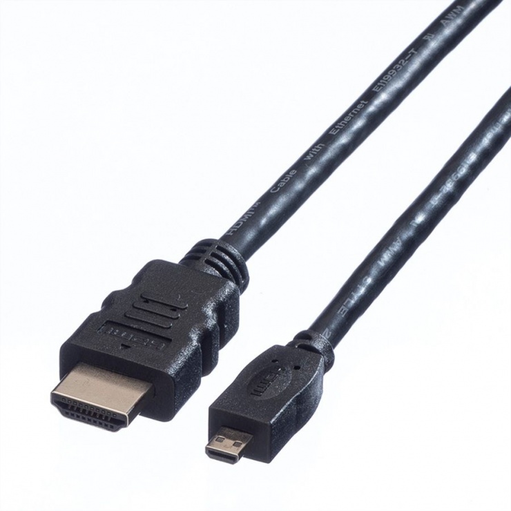 Cablu HDMI la micro HDMI Value, 2m