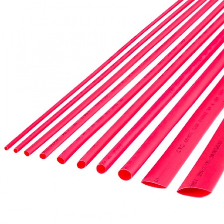 Tub Termocontractabil 10mm Rosu OEM | Fără Halogeni