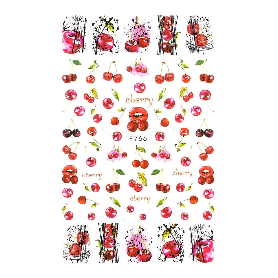 Abtibilduri Unghii SensoPRO Milano Cherry Kiss F766